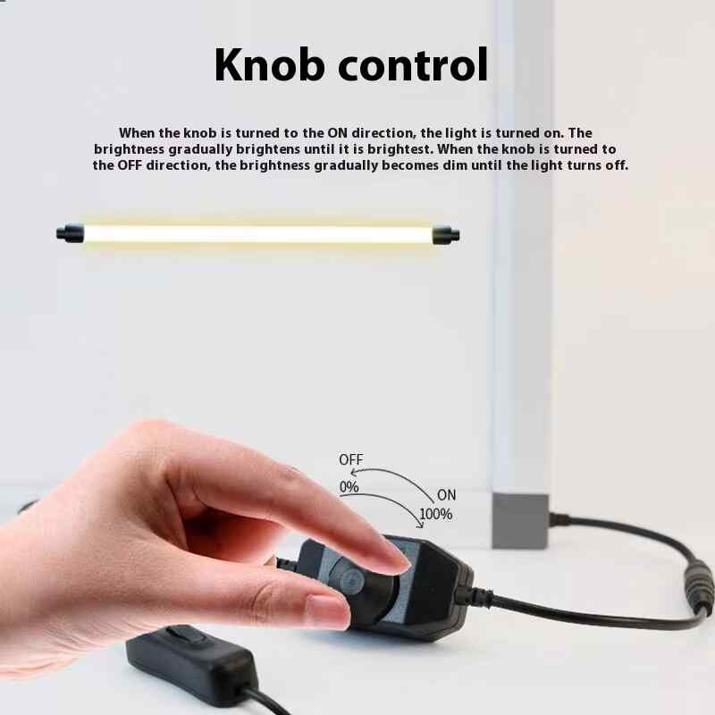 Single Color Dimming Brightness Adjustment Spiral Knob Online Switch Controller 12V