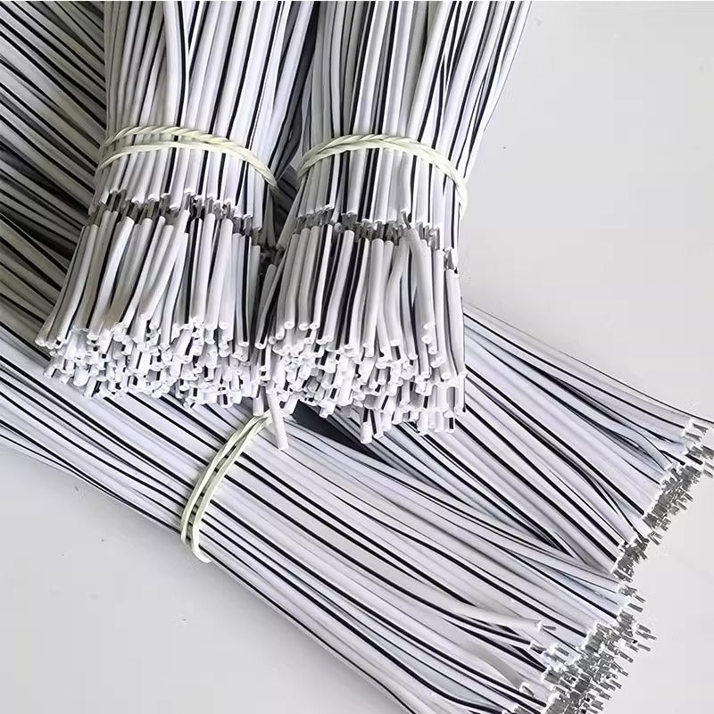 0.5mm² double black white wires